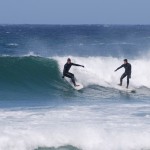 Ross and Gavin Dunlop - No love lost between brothers on a wave!