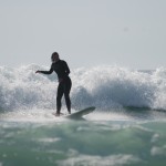 Beginners first wave standing!